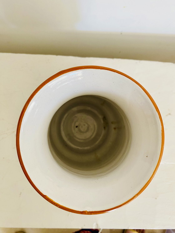 Image 1 of Vase ancien peint à la main