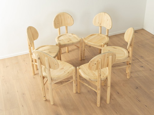 6x Eetkamerstoelen in de stijl van Rainer Daumiller