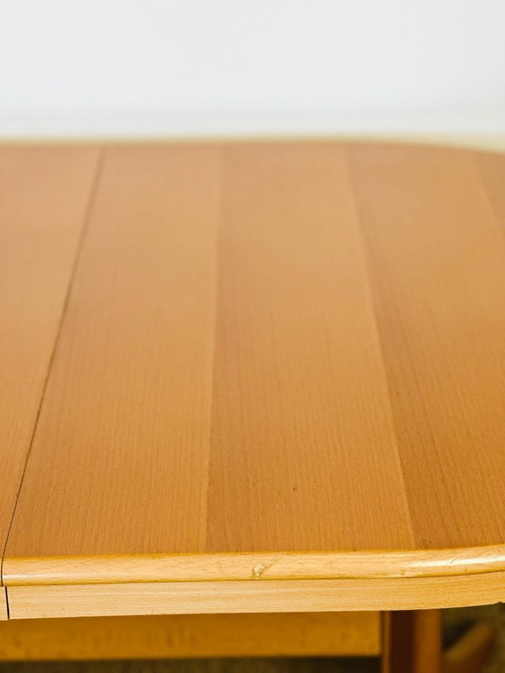 Image 1 of Table à manger vintage ovale extensible, 1960