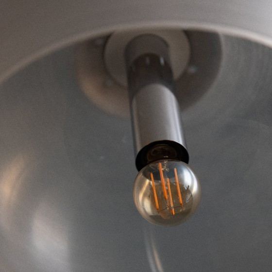 Image 1 of Space Age Plastic Pendant Lamp with Metal Bracket