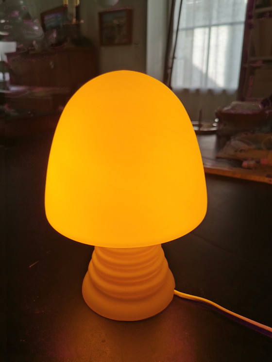 Image 1 of Murano mushroom lamp Danish design