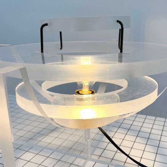 Image 1 of Sculptural Table Lamp in Acrylic, 1970s