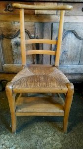 Chaise prie dieu paillÃ©e ancienne en hÃªtre – Fauteuils (photo 2 of 34)
