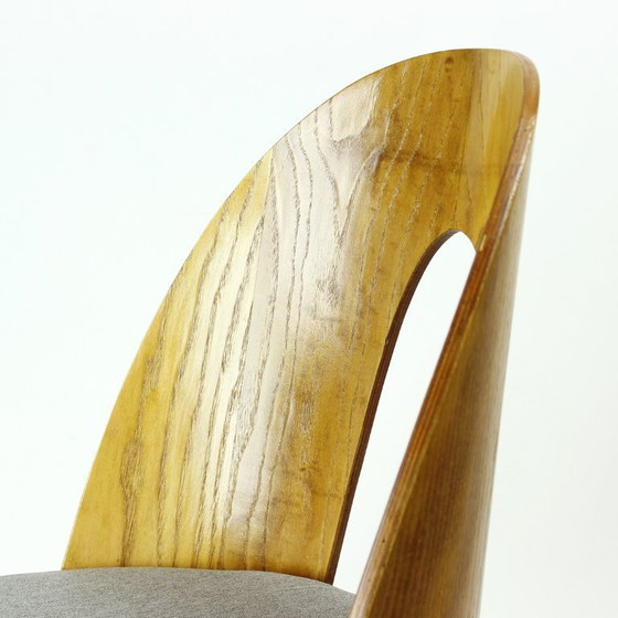 Image 1 of Iconic Tatra Chairs In Oak & Fabric By Antonin Suman, Czechoslovakia 1960s