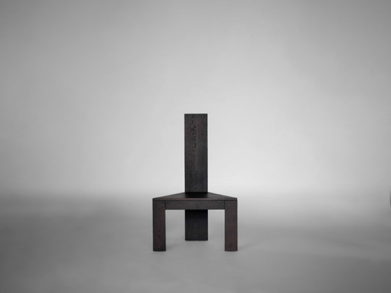 Image 1 of Skulpturaler Stuhl – Trigon Chair vom Designstudio Mokko