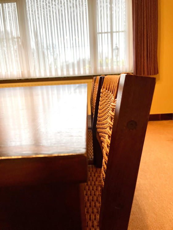 Image 1 of Sedie e tavolo di design olandese, Arnold Merckx per Fristho, 1973