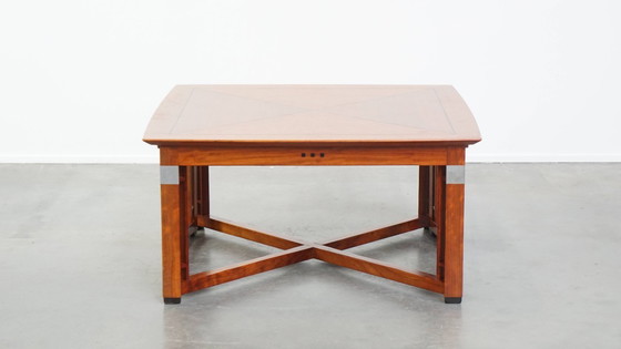 Image 1 of Gut erhaltener Art Deco Schuitema Design Couchtisch mit ausziehbaren Teilen aus der Decoforma Serie