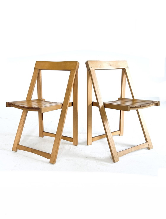 Image 1 of 2x sedia pieghevole &#39;Trieste&#39;, Aldo Jacober