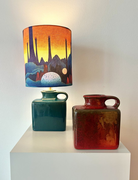 Image 1 of Ruimtevaartlamp - Origineel Keramiek - Draadloos - Geschikt voor gebruik buitenshuis