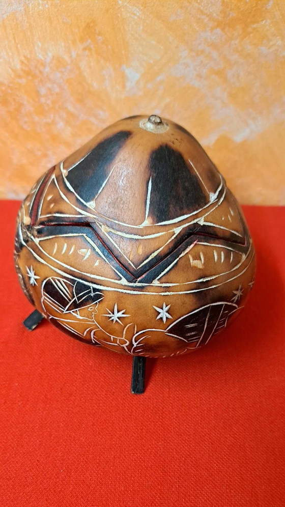 Handgemaakt Peruaans mysterie, Decoratieve objecten, Hout, Zwart (foto 3 van 8)