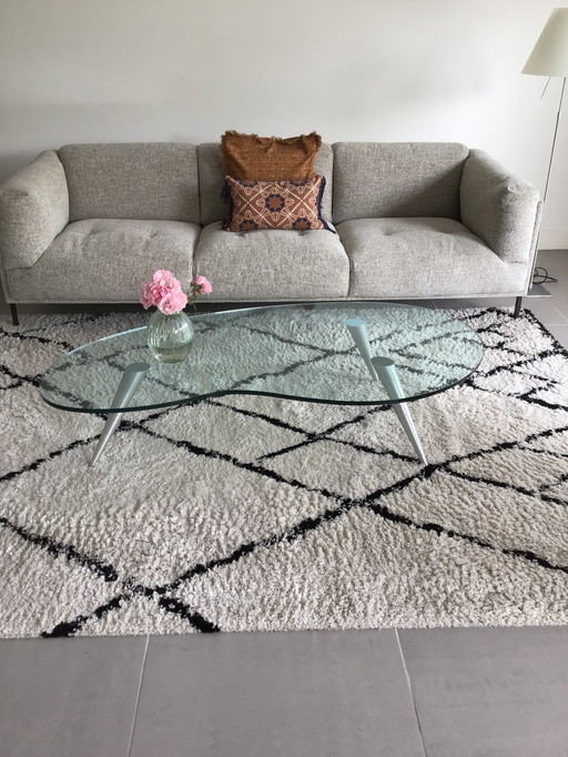 Table basse en verre