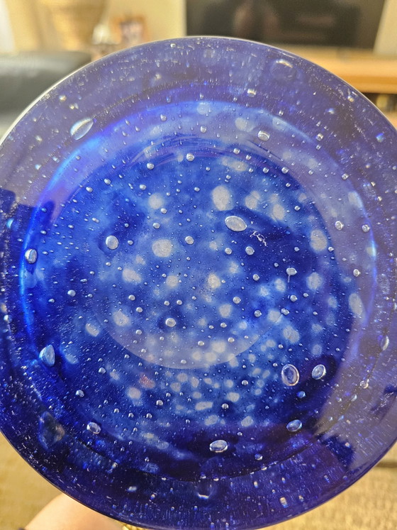 Image 1 of XL Vintage 'Flora' Art Glass Vase – František Koudelka (1970s) – Perfect condition!