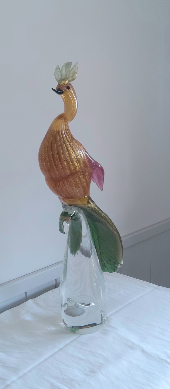 Image 1 of Pauw Murano glas Formia Bladgoud