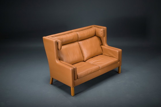 Image 1 of Canapé en cuir 2292 par Børge Mogensen pour Fredericia