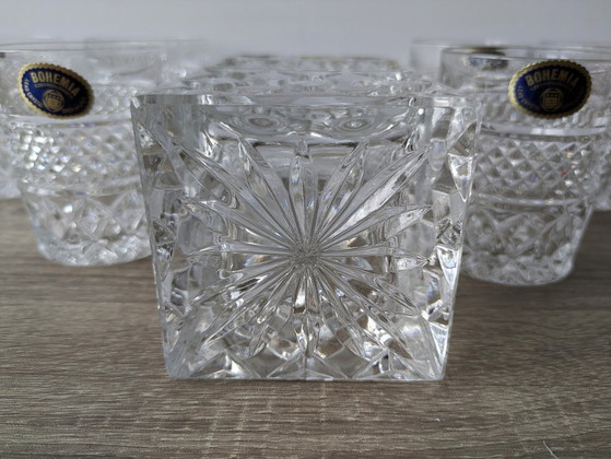 Image 1 of Set da whisky in cristallo, decanter Bohemia (cristallo al piombo 24%)