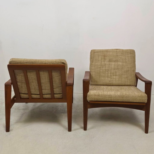 Danish set of Armchairs 60s Arne Wahl Iversen for Komfort