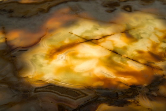 Image 1 of Mesa de centro de mediados de siglo en ónix de Ilse Mobel, años 60