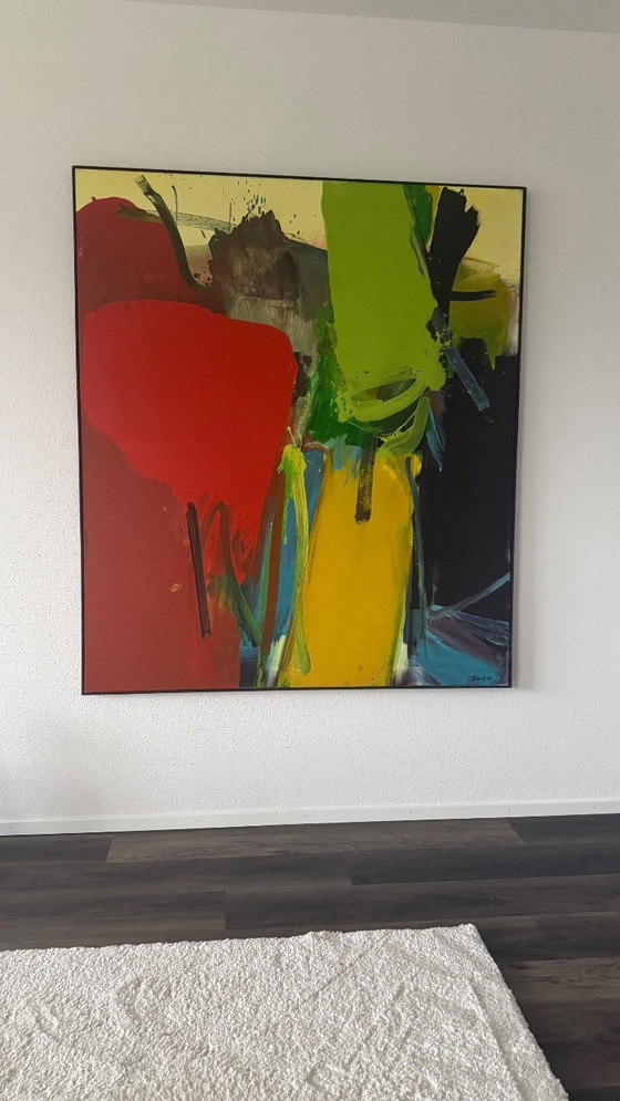 Image 1 of Joanna Gleich – Abstract schilderij (150 × 130 cm), februari 2001)