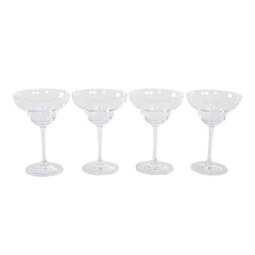 Set of margarita glasses, Danish design, 1970s, manufactured in Denmark