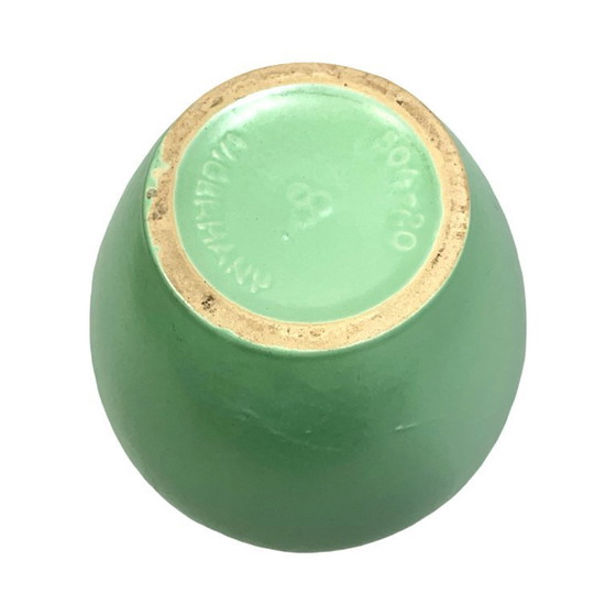 Image 1 of Scheurich 504-20 mintgrüne minimalistische Keramikvase, Deutschland 1970er Jahre