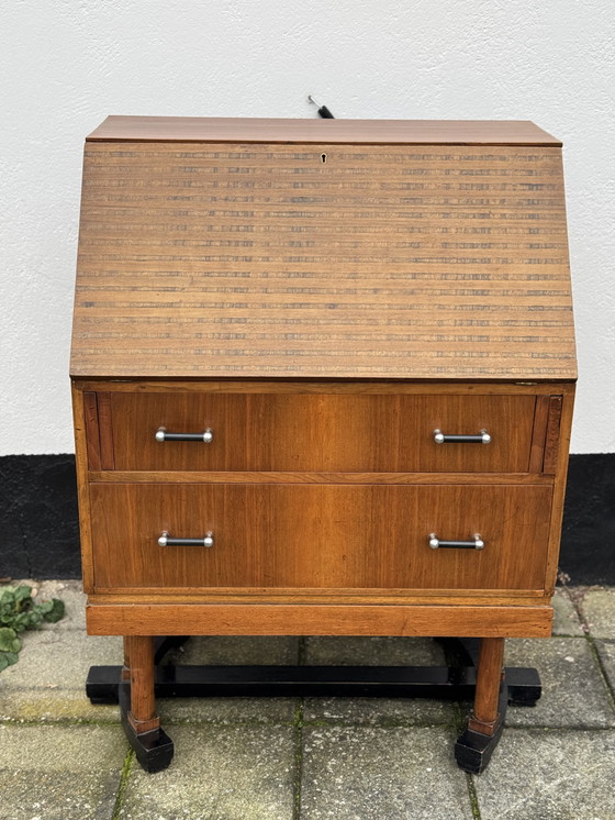 Image 1 of Vintage Art Deco Secretary Desk