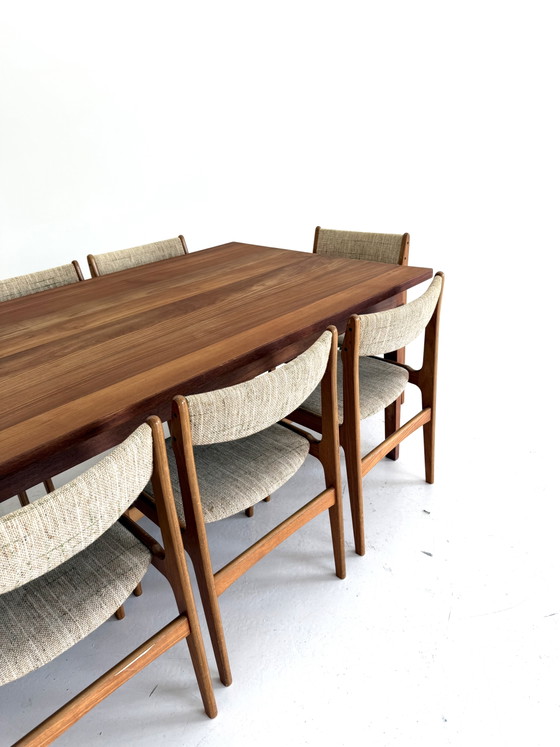 Vintage Danish Teak Dining Table '60 – Wood, Metal (photo 12 of 15)