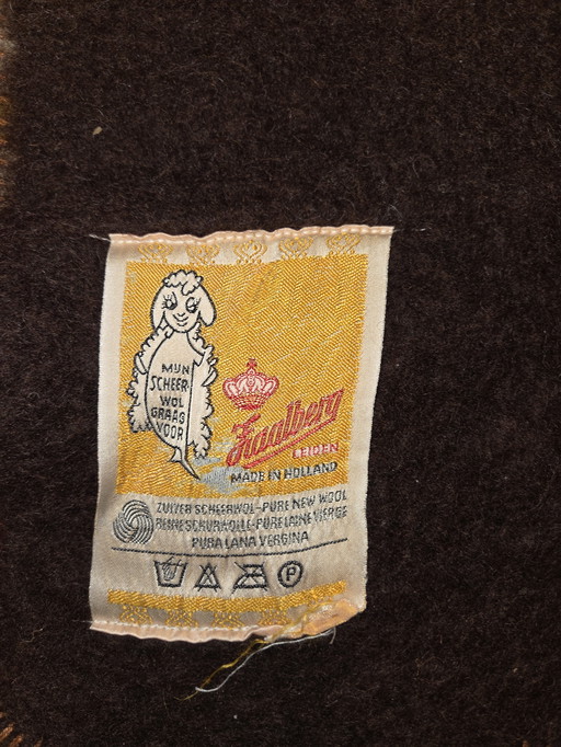 1 coperta retrò in pura lana vergine Zaalberg