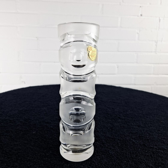 Image 1 of Vintage Joska vase 1960s/70s lead crystal glass mid-century modern design