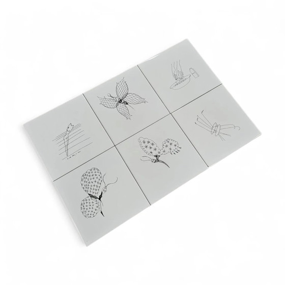 6 x Ceramic tile by Gio Ponti for Ceramica Bardelli – Decorative Objects (photo 8 of 8)