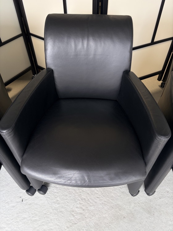 Image 1 of Sedia da pranzo Leolux Quantissimo con ruote piroettanti