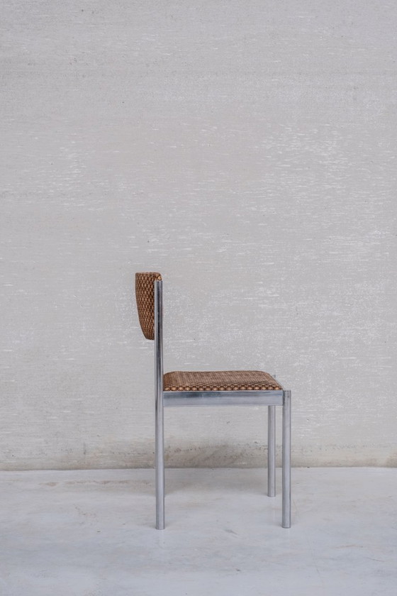 Image 1 of Sedie da pranzo vintage cromate pesanti