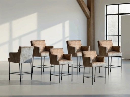 Sgabello Lupertazi (set da 6) – RT Design, barkrukken