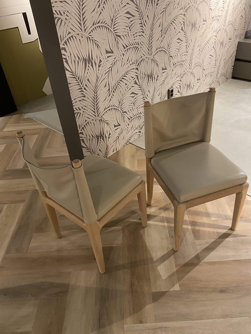 Van Rossum Abi dining chair (set of 2)