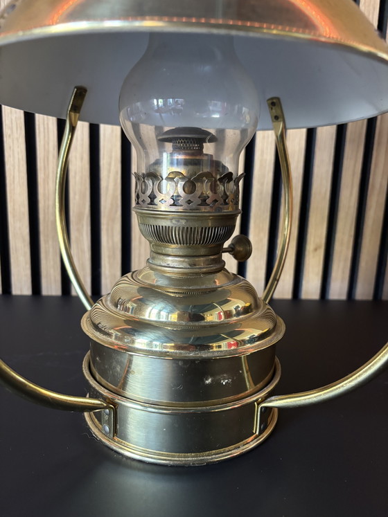 Lampada da Nave (1 di 2) Ottone – DHR & IDEAL Brenner, Lampade a sospensione, Brass (photo 5 of 8)