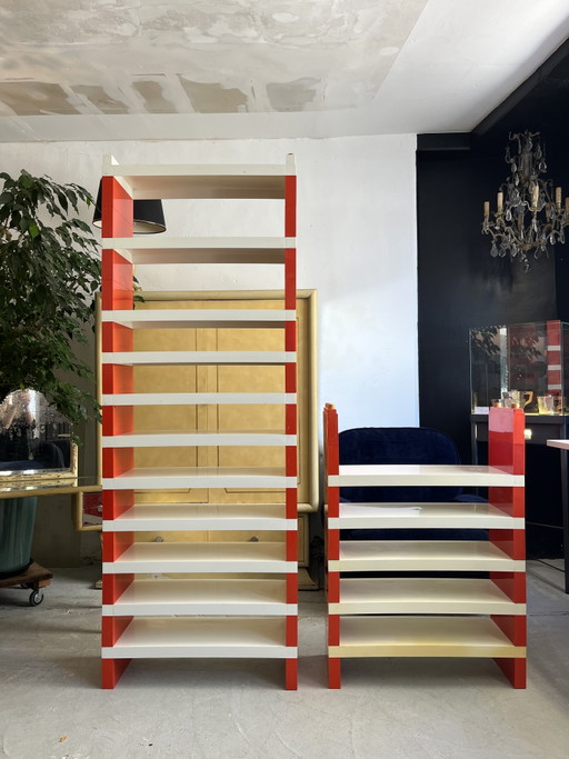 modulaire boekenkasten uit de jaren 70 – Plastic