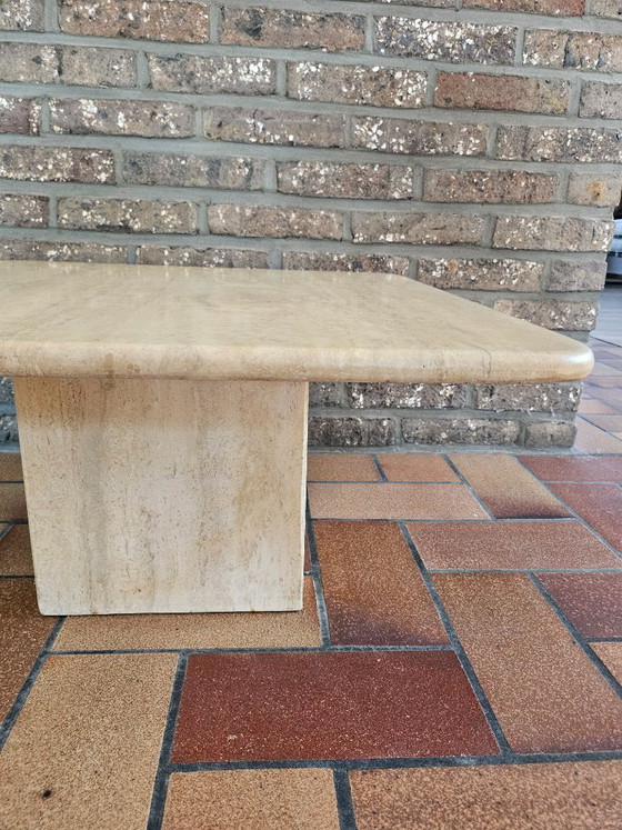 Image 1 of Travertijn italiaans salontafel jaren 70