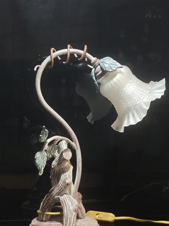 Art Nouveau Style Lamp – creval, Table lamps, Metal, Cast Iron (photo 4 of 13)