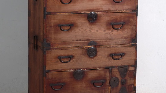 Antique Japanese Tansu - Meiji / Taishō Period (c. ) #100 – Chest of drawers (photo 3 of 40)