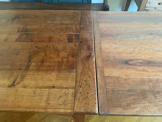 Tavolo da fattoria allungabile Tavolo da pranzo antico francese XIX secolo – Tavoli da pranzo, Legno (photo 9 of 25)