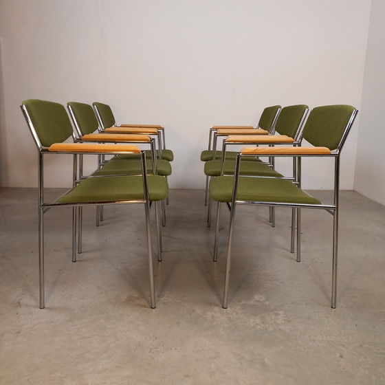 Image 1 of Gijs van der Sluis 1960s chairs newly upholstered