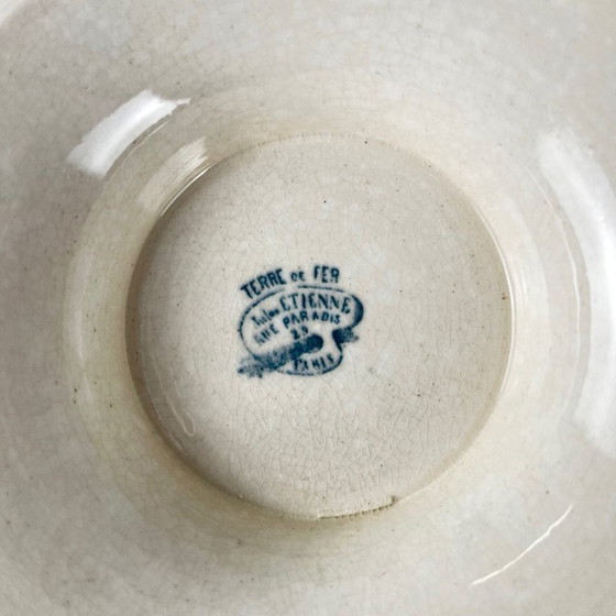 Image 1 of Frutero bajo en tierra de hierro azul, Jules Etienne, París, S. XIX.