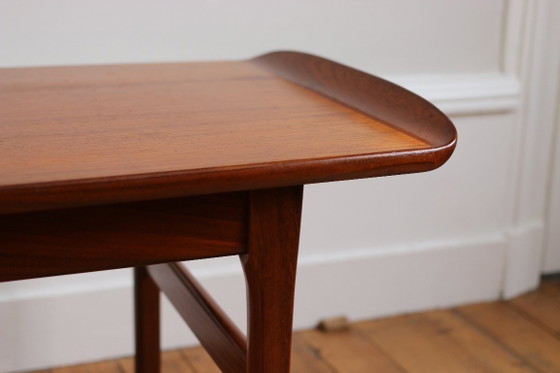 Vintage Scandinavische teakhouten salontafel, 1960 – Wood (photo 10 of 11)