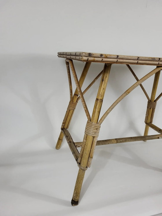 Mesa de centro de ratán – Mesas de centro, Wicker, Rattan, Vintage (photo 5 of 6)