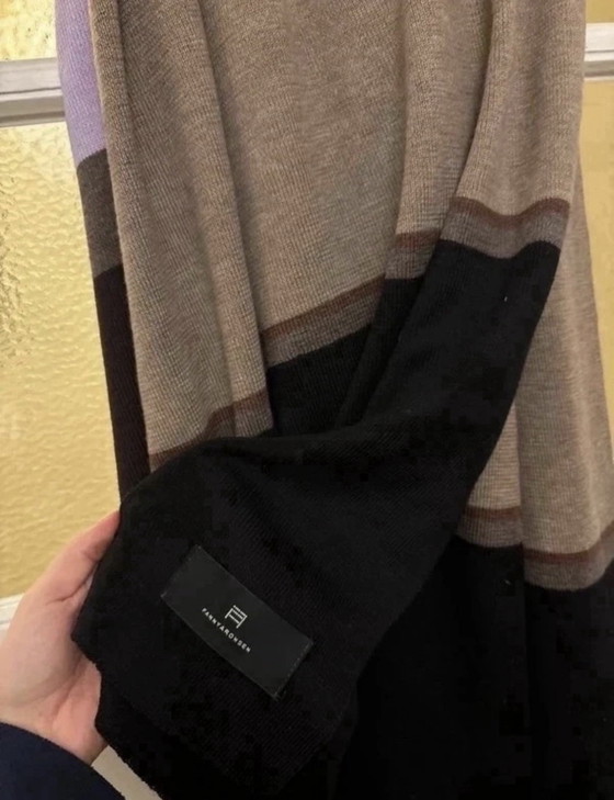 Kvadrat - Designerin Fanny Aronsen (Dänemark) Plaid 100% Lammwolle, Dekorative Objekte, Lila (Foto 2 von 5)