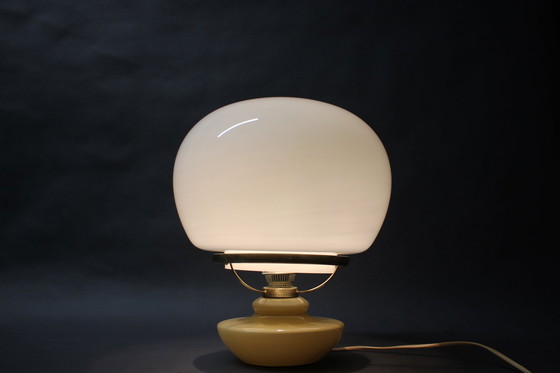 Image 1 of Mid Century Grote Tafellamp van Valašské Meziříčí, Tsjecho-Slowakije, jaren 1960