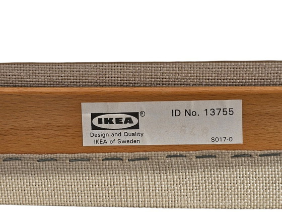 Image 1 of Vintage - IKEA - Modèle POÄNG - Noboru Nakamura - Bois de bouleau - Cuir - Années 90