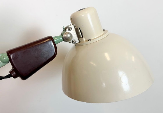 Image 1 of Lampada a forbice industriale di VEB Zweckleuchtenbau Dresden, Germania dell'Est, anni '50