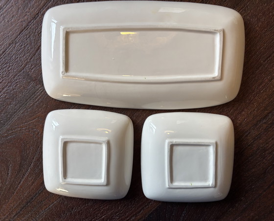 Image 1 of Retro serveerschalen, vintage