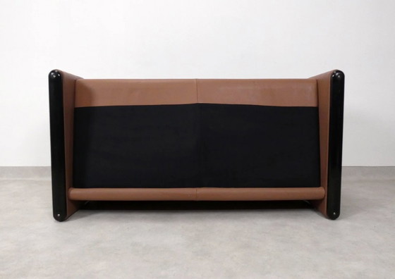Image 1 of Cassina Maralunga 2 posti in pelle color mocca