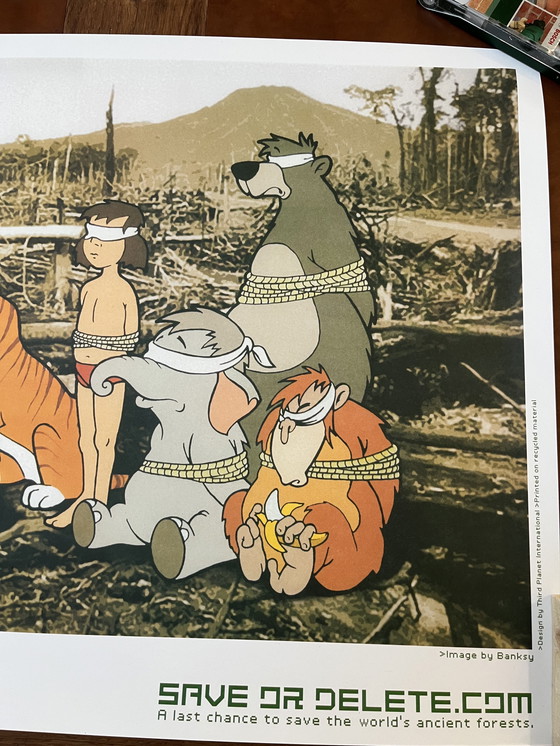 Image 1 of Banksy (1974) - Opslaan of verwijderen